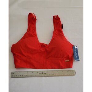 NAUTICA Intimates Padding Lounge Comfort Bra Size Large Red Style 6822-28 - NWT